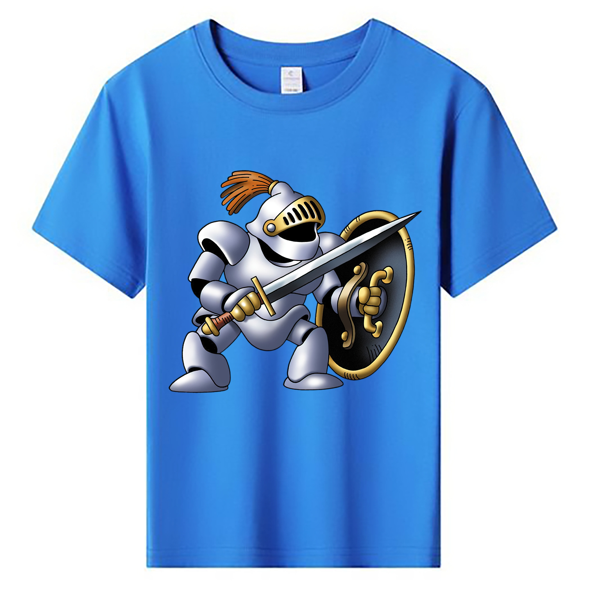 （画像用） ドラゴンクエスト Doragon Kuesuto Dragon Quest 綿100％キッズTシャツ（フロントプリント）